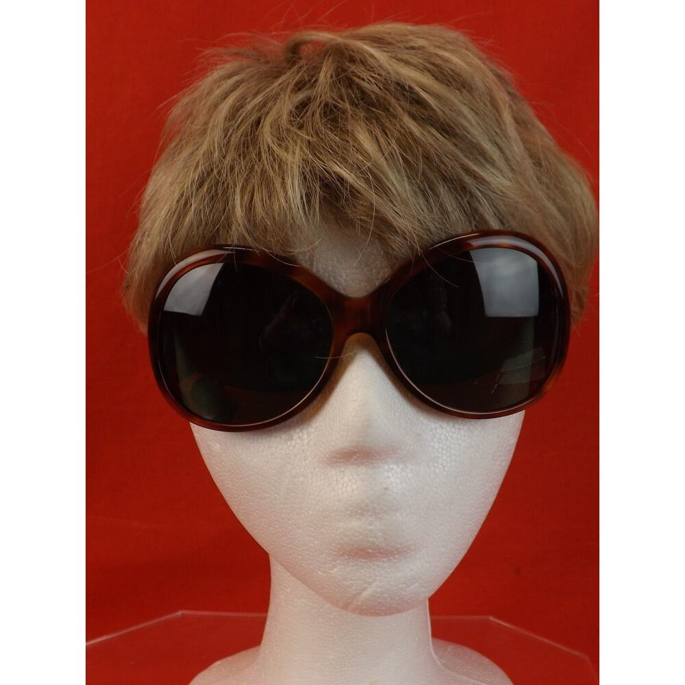 NWT BALENCIAGA BA2013 53N HAVANA PLASTIC FRAME OVERSIZED SUNGLASSES $495 ITALY - Picture 5 of 12